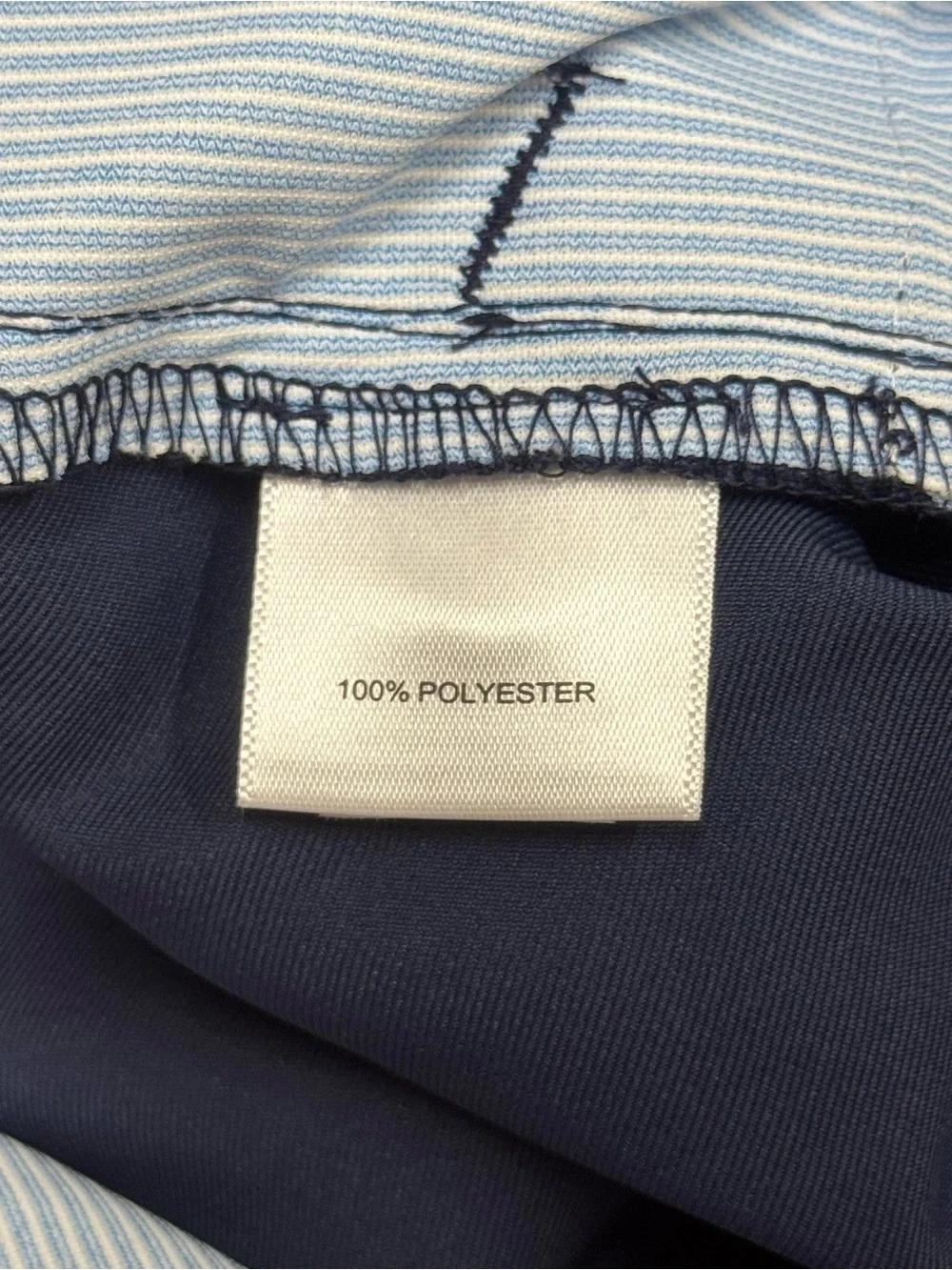 Peter Millar Navy Performance Flat-Front Golf Shorts